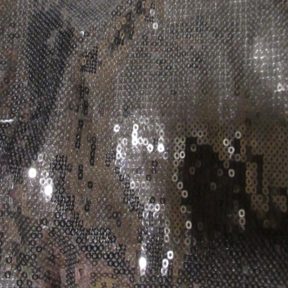 Ali & Jay 'Bella' Chiffon Overlay Sequined BLACK - Picture 3 of 7